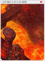 Dimensional Volcano East Card