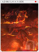 Dimensional Volcano North Card
