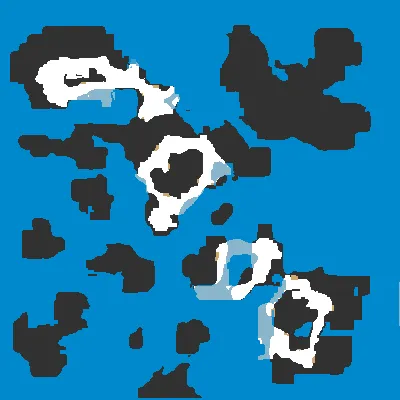 유빙 지대 map
