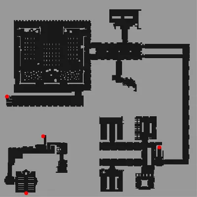 Nameless Island Monastery Floor 1 map