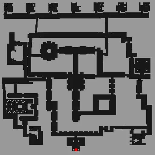 Nameless Island Monastery Basement Floor 2 map