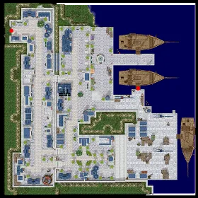 Alberta, the Port City map