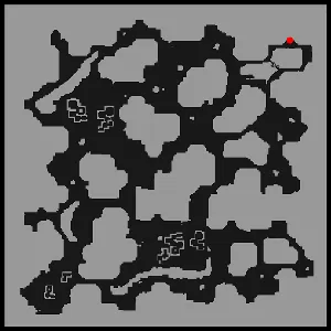 Inside Brasilis Waterfall Cave map