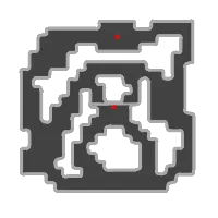 Geffen Underground Dungeon Floor 1 map
