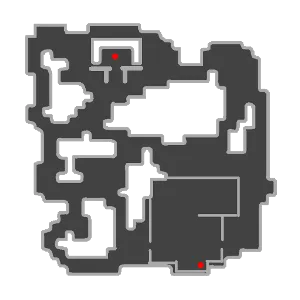 Geffen Underground Dungeon Floor 2 map