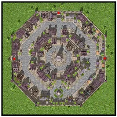 Geffen, the City of Magic map