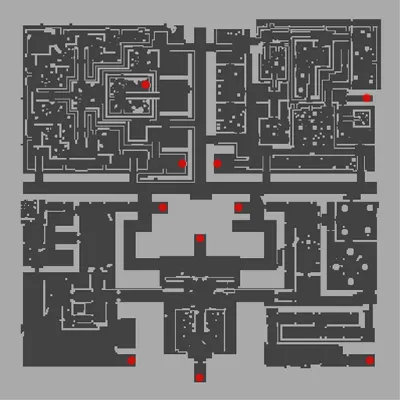 Glast Heim Castle Floor 1 map