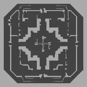 Glast Heim Catacombs map
