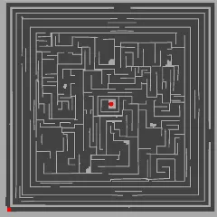 Glast Heim Staircase Dungeon map
