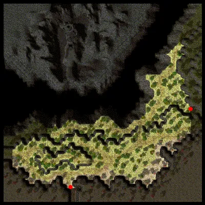 Thanatos Tower Entrance map