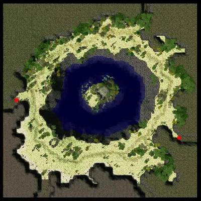 Abyss Lake, Hugel map