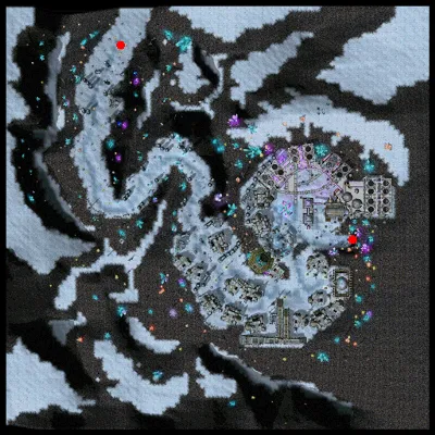 Mining Village Manuk map