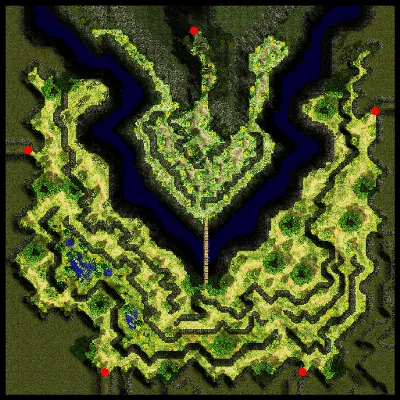 Mt. Mjolnir Southern Foot map