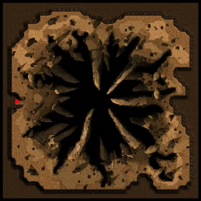 Dimensional Gap in Sograt Desert map