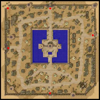 Morroc, the Desert City map