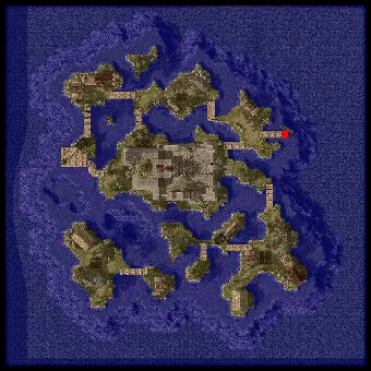 Nameless Island map
