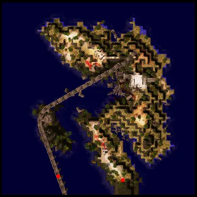 Hugel Odin's Temple North Side map