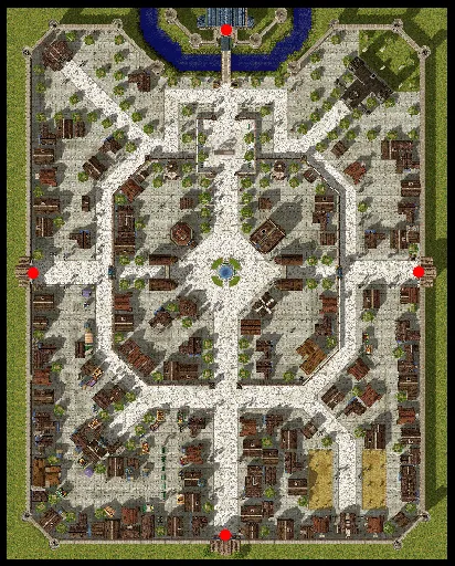 Prontera, the Capital of Rune-Midgarts Kingdom map