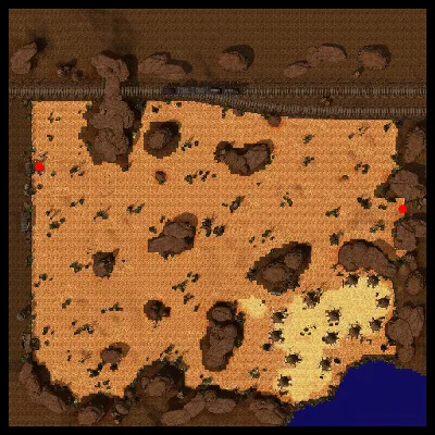 Kiwawa Desert map