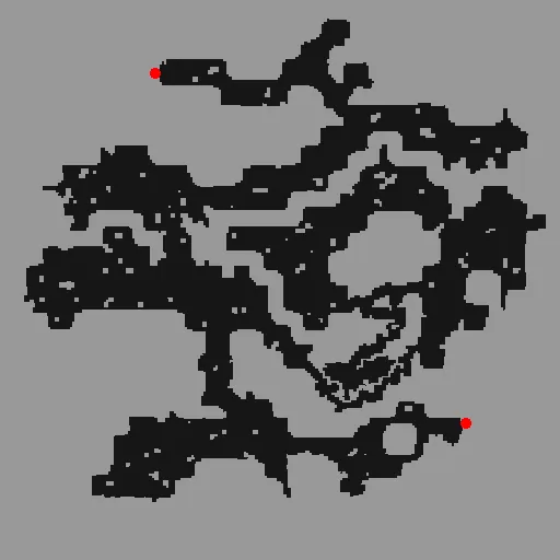 Thor Volcano Dungeon Floor 2 map