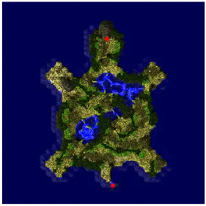 Turtle Island map