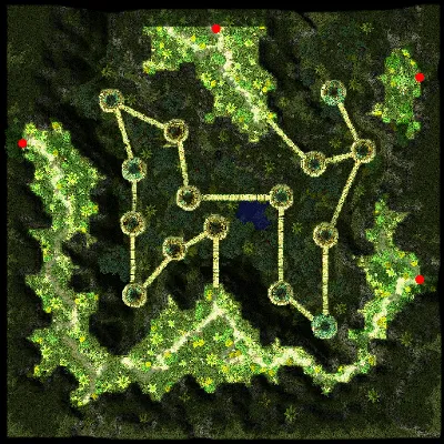 Umbala Hoomga Forest map