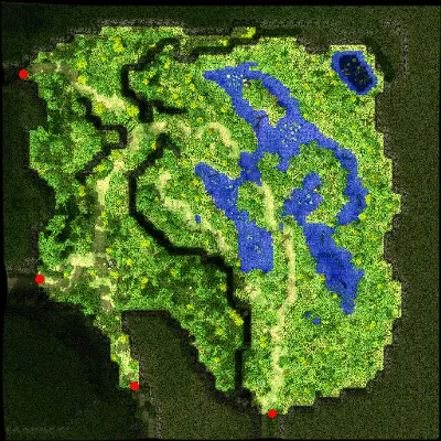 Kalala Swamp in Umbala map