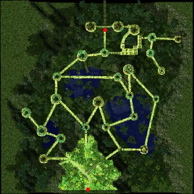 Hoomga Jungle in Umbala map