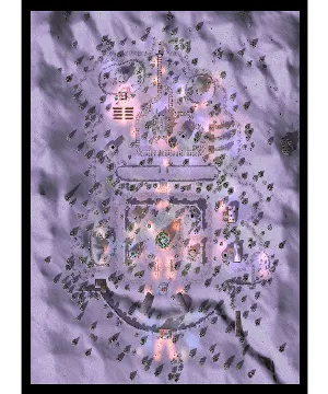 Lutie, the Snow Village map
