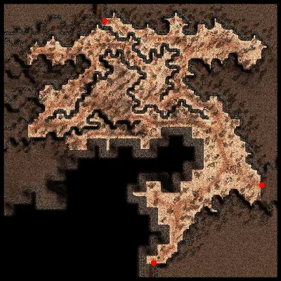 El Mes Plateau map