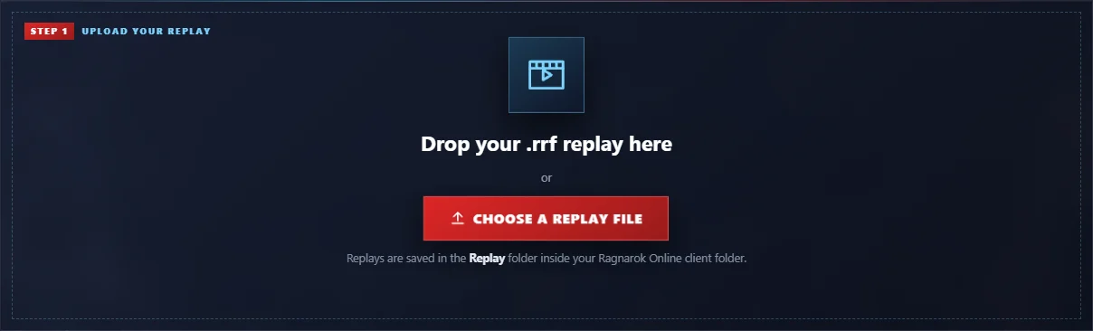 Open a replay