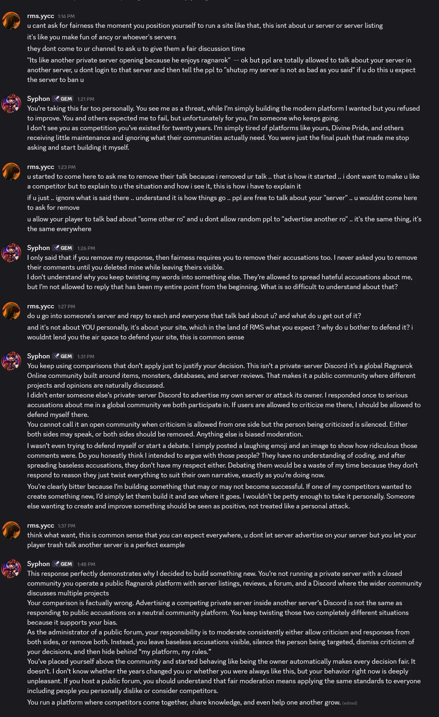 Conversation part 3